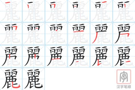 麗字|麗的解释